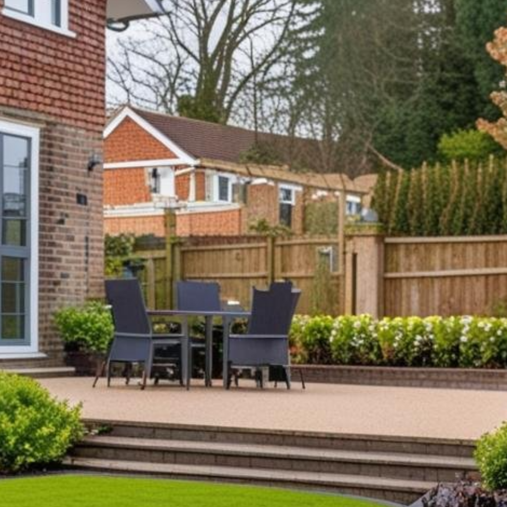 Resin Paved Patio