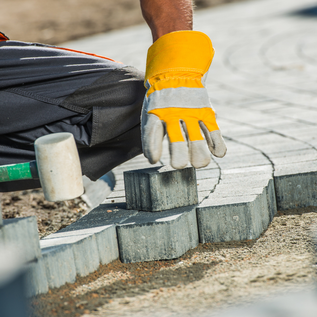 Stone Paving for driveways by Paving Company